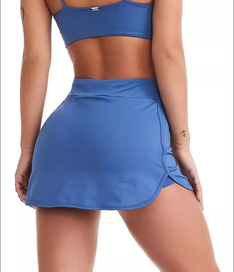 Short Saia Start Classic Azul Fitness