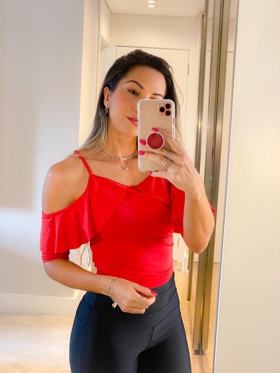 Cropped ombro a ombro