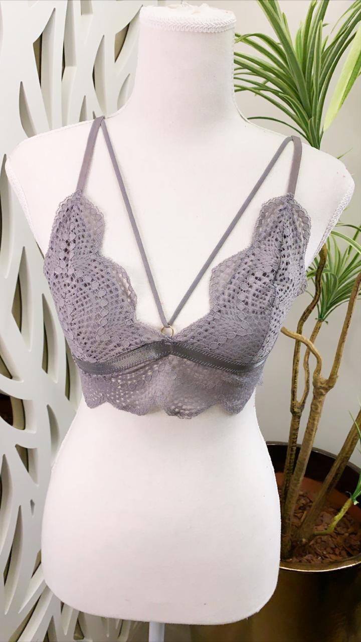 Cropped em renda Groovy