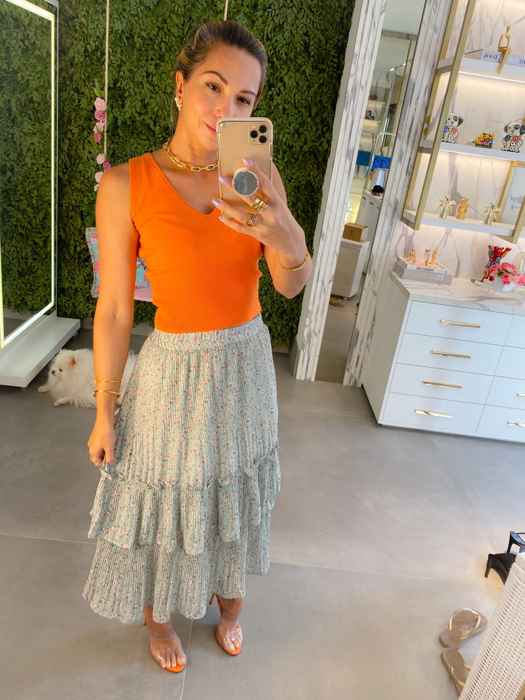 Blusa Gabi em Tricot Mousse