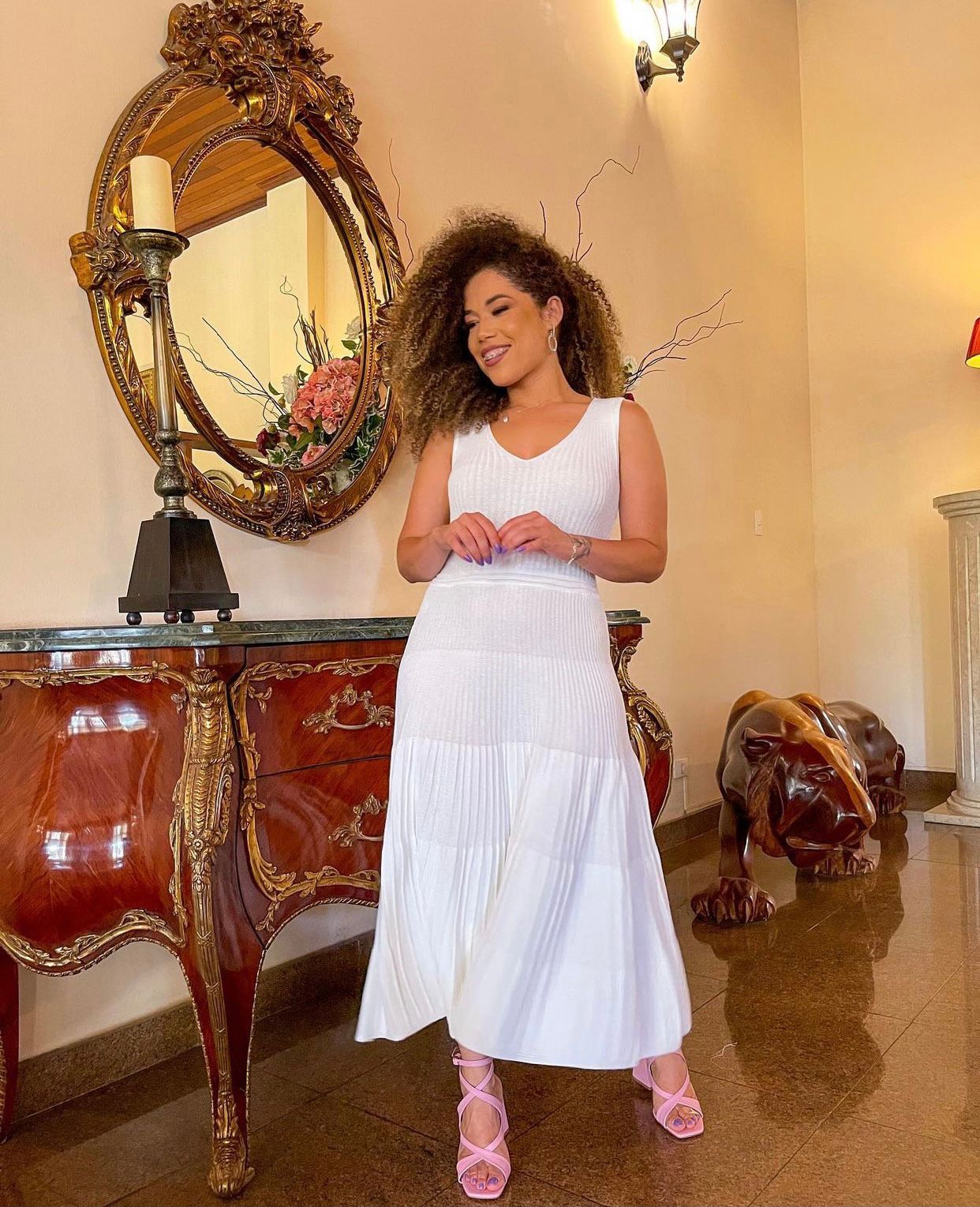 Vestido Paris plissado off