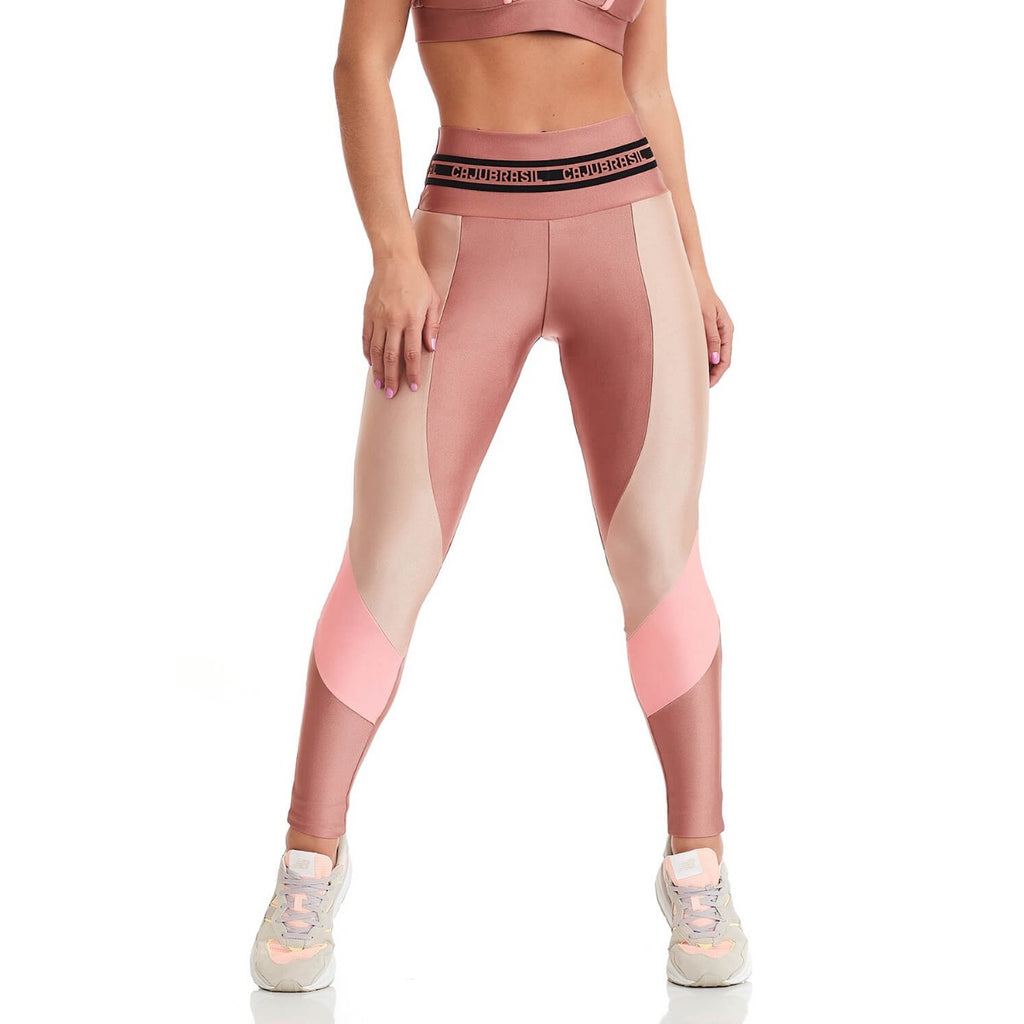 Conjunto Fitness Glow Rose Cajubrasil