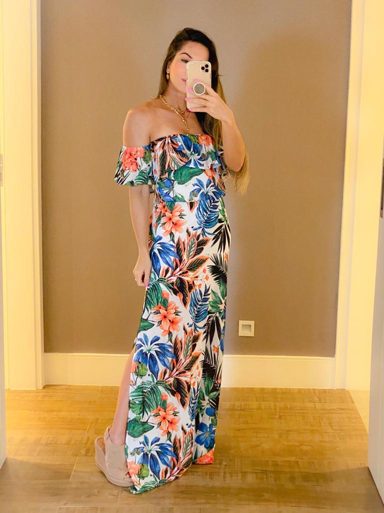 VESTIDO OMBRO A OMBRO DLZ