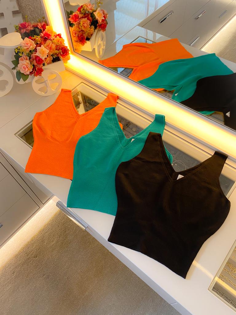 Blusa Gabi em Tricot Mousse