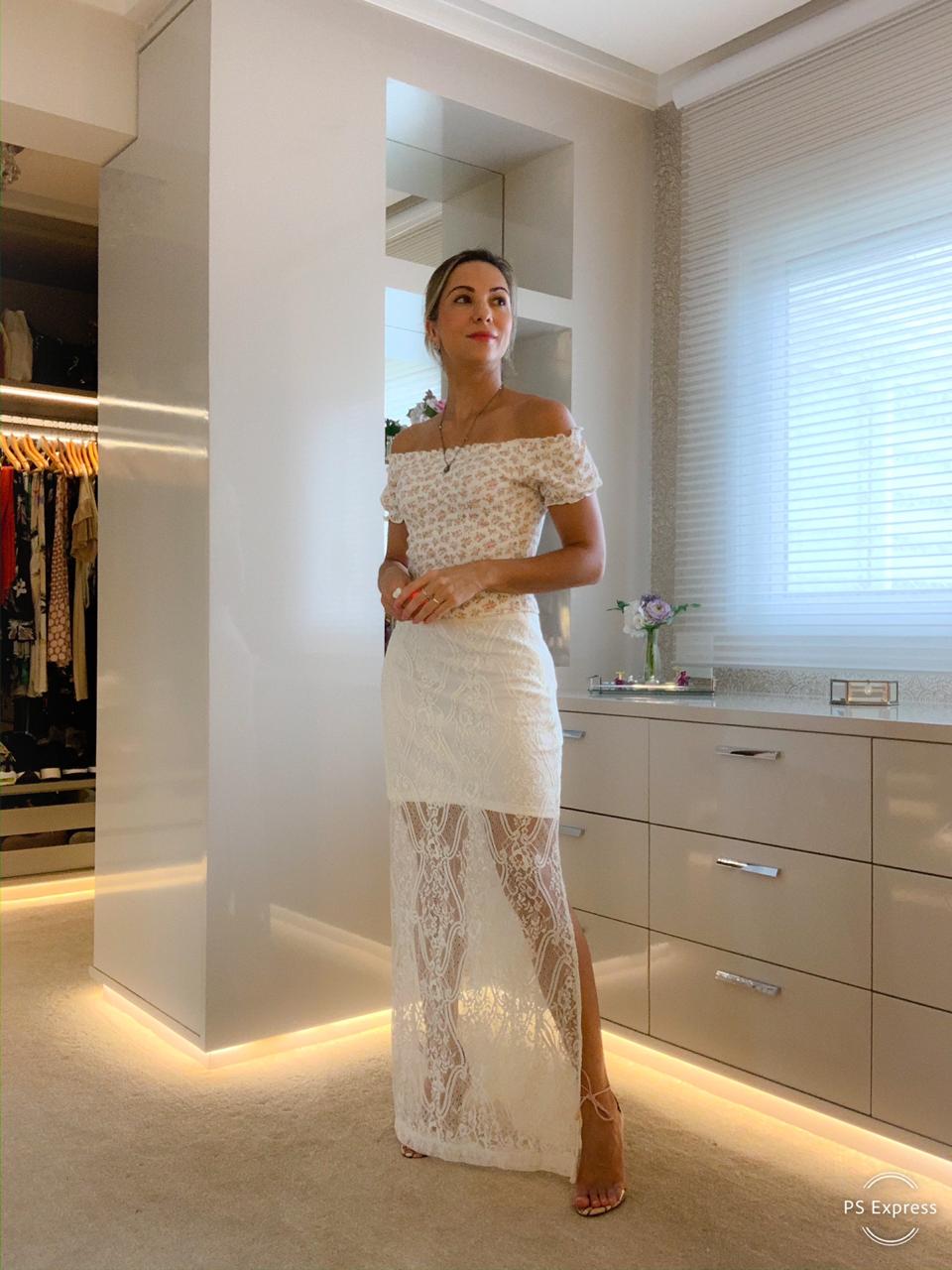 BLUSA CROPPED SWEET FLOWERS