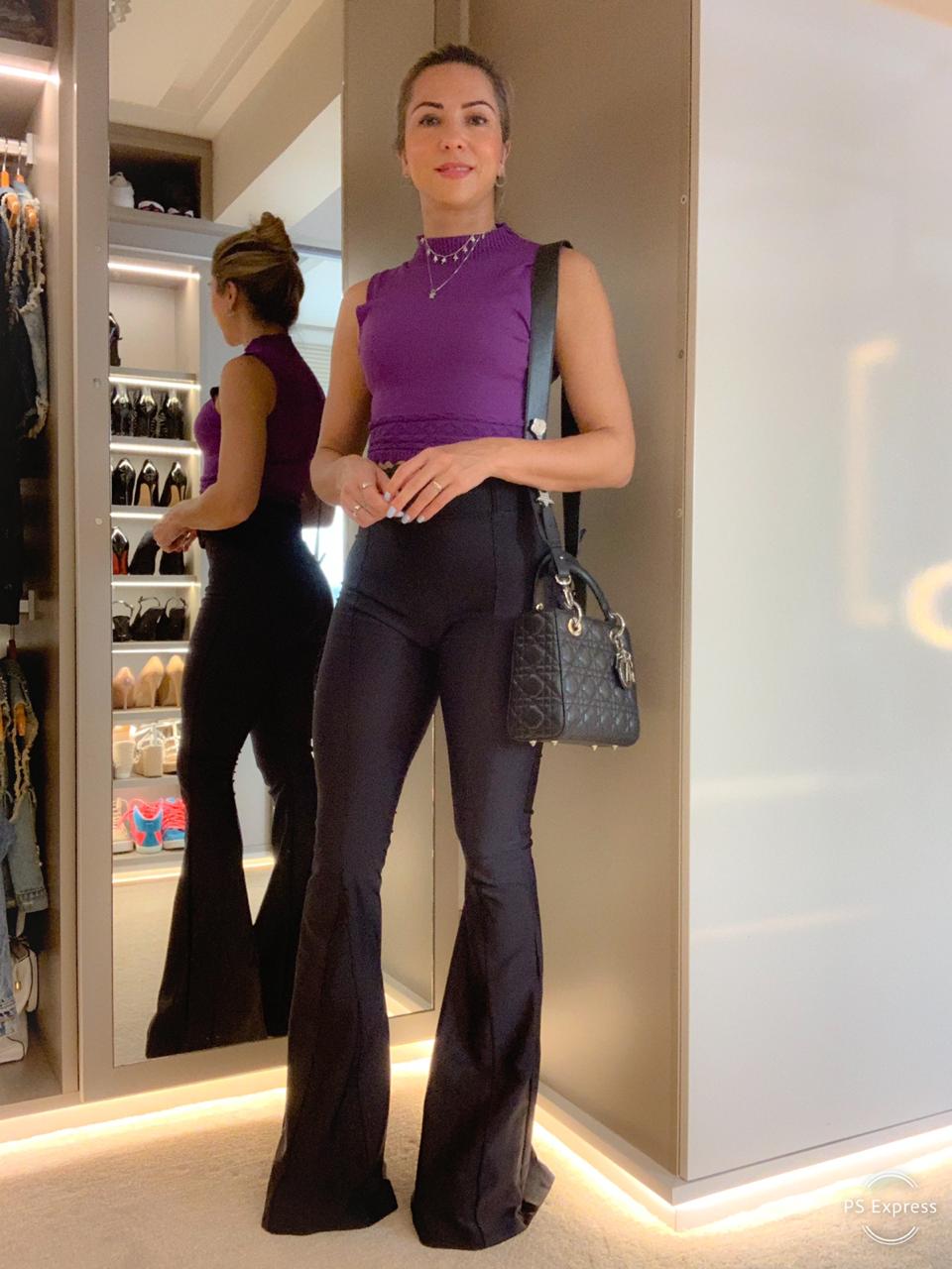 Calça Flare Prada com Cinto