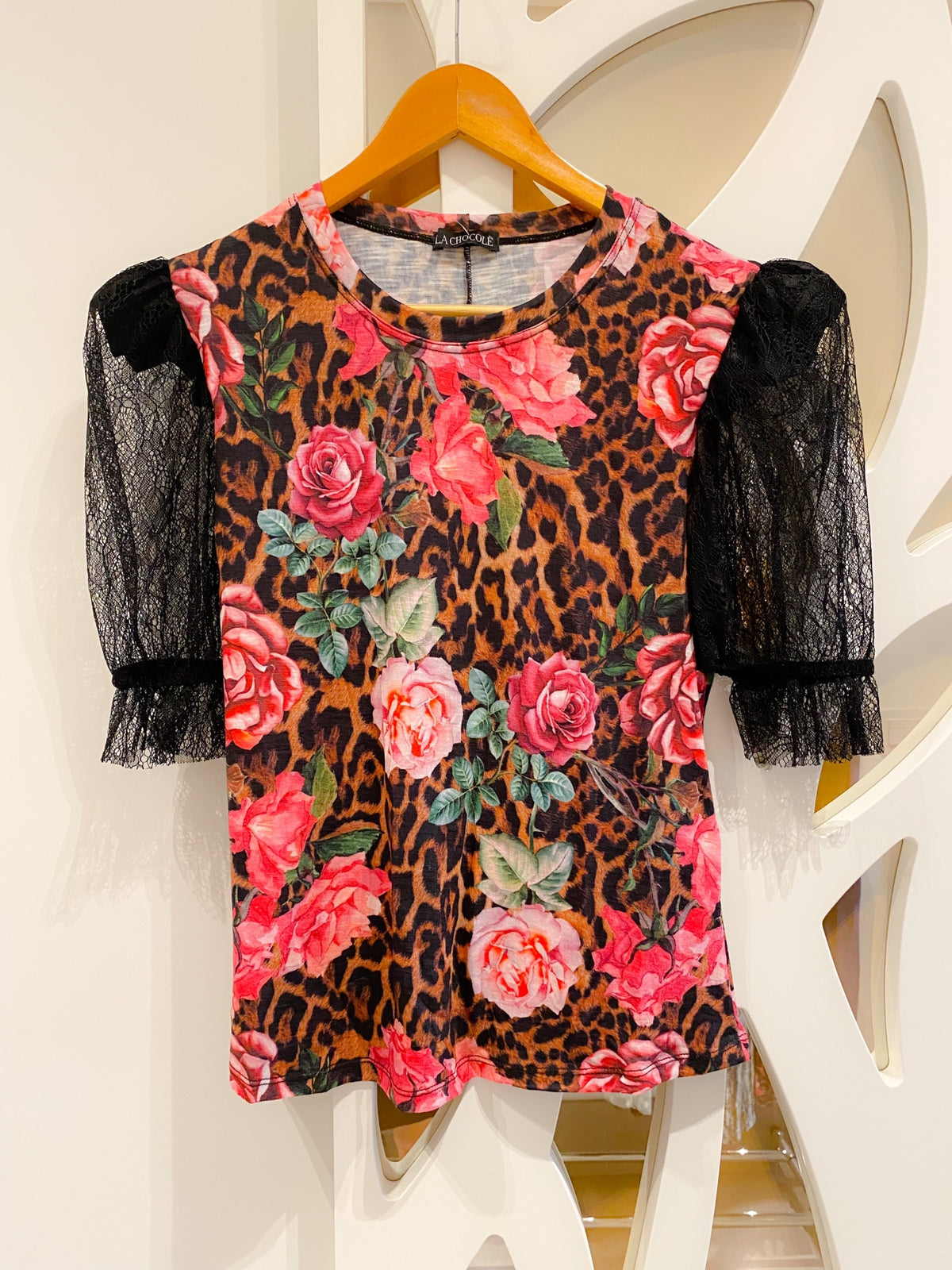 Blusa Manga Rendada D&G Tons Rosa